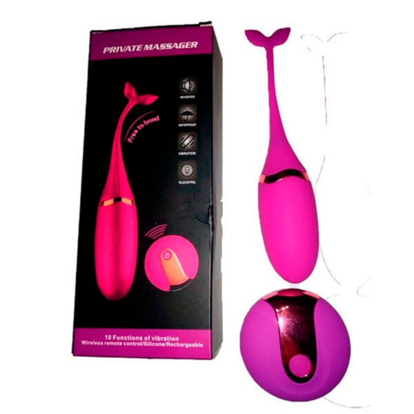 huevo vibrador sirena a control remoto