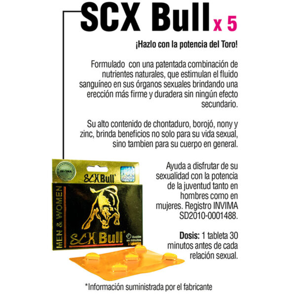 sex bull potenciador en pasta x5