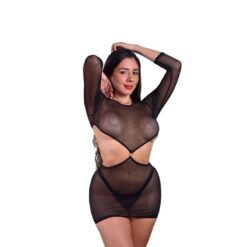 Vestido Velo Negro
